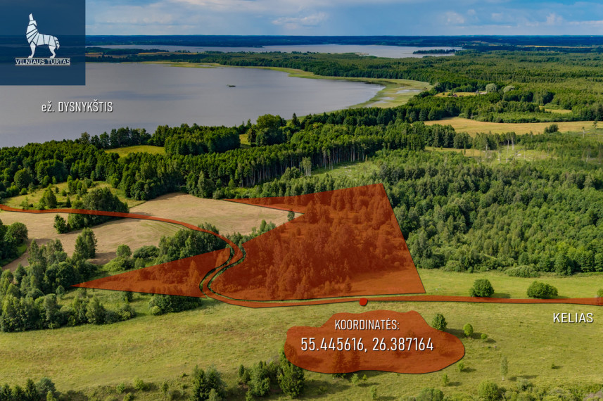 Parduodamas  sklypas Mažėnų k., Ignalinos r. sav., 228.58 a ploto 1