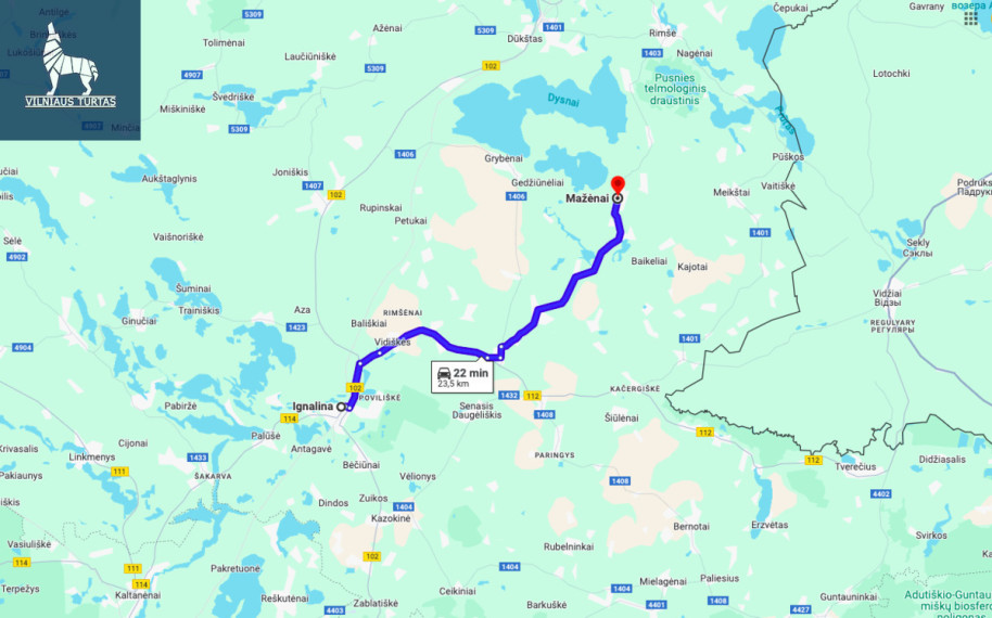 Parduodamas  sklypas Mažėnų k., Ignalinos r. sav., 228.58 a ploto 22