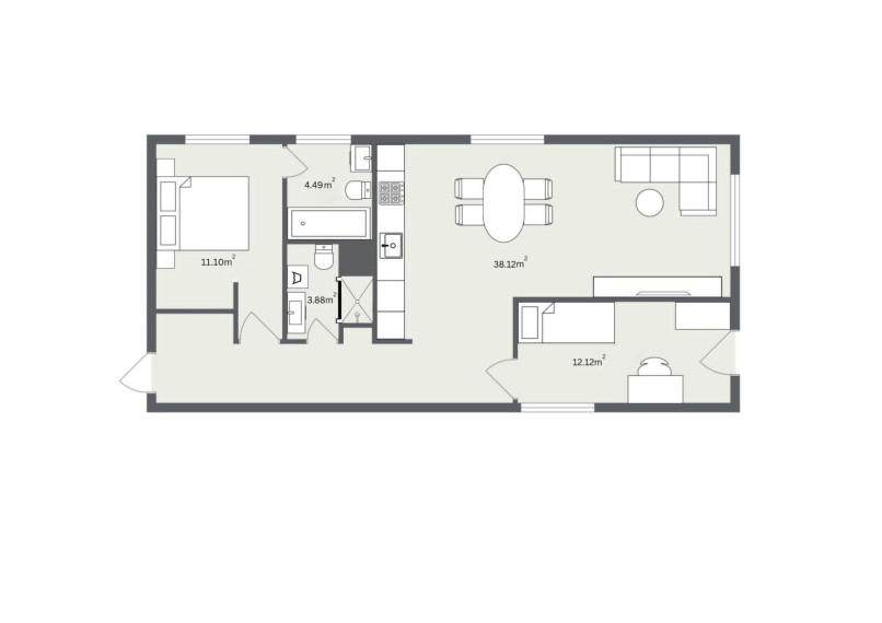 Parduodamas butas J. Galvydžio g., Šiaurės miestelis, Vilniaus m., Vilniaus m. sav., 69.9 m² ploto 3 kambariai 25