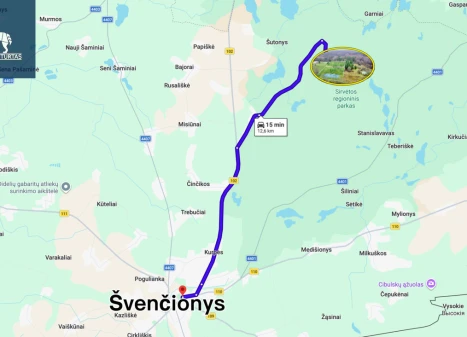 Parduodamas  sklypas Čiūlėnų k., Švenčionių r. sav., 110 a ploto