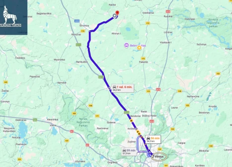 Parduodamas  sklypas Navasiolkų II k., Širvintų r. sav., 195.34 a ploto