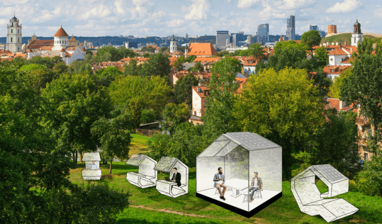 „Darnu Group“ paramos fondas skelbia dizaino konkursą: Vilniuje iškils mobilios darbo vietos po atviru dangumi
