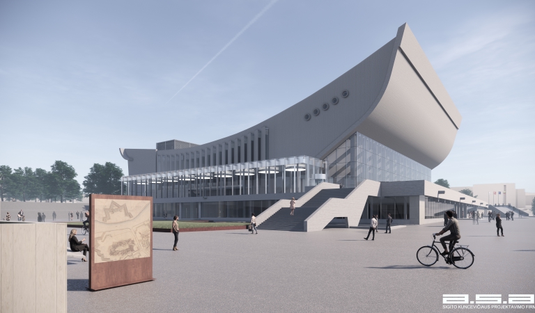 Baigiamas Vilniaus koncertų ir sporto rūmų rekonstrukcijos projektavimo etapas