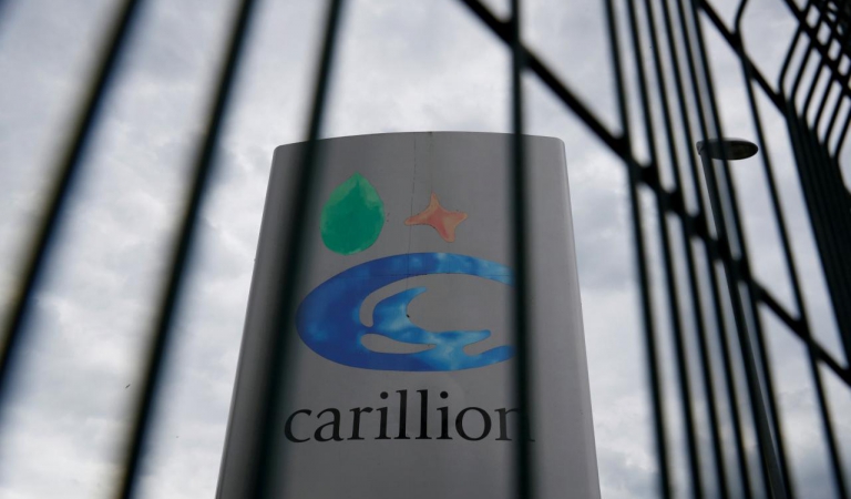 Didžiosios Britanijos statybos bendrovė „Carillion“ likviduoja verslą