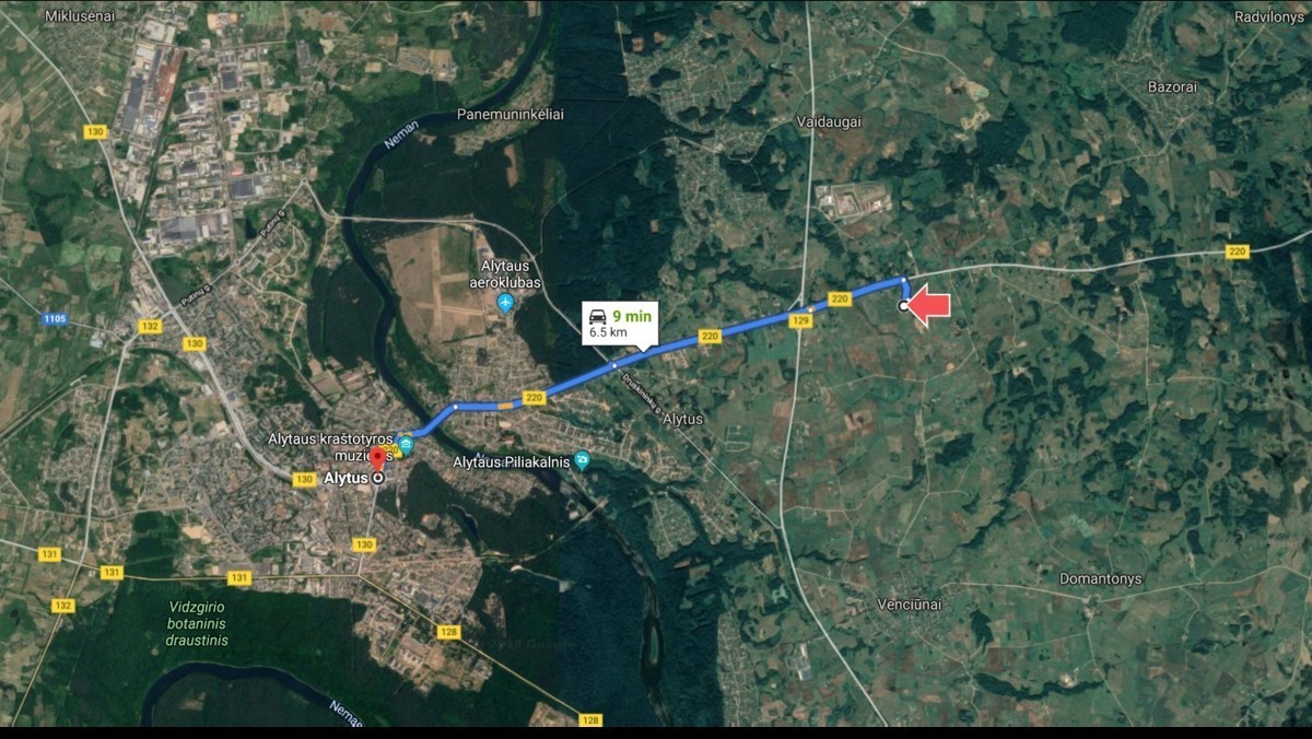 Parduodamas  sklypas Takniškių k., Alytaus r. sav., 106 a ploto 6