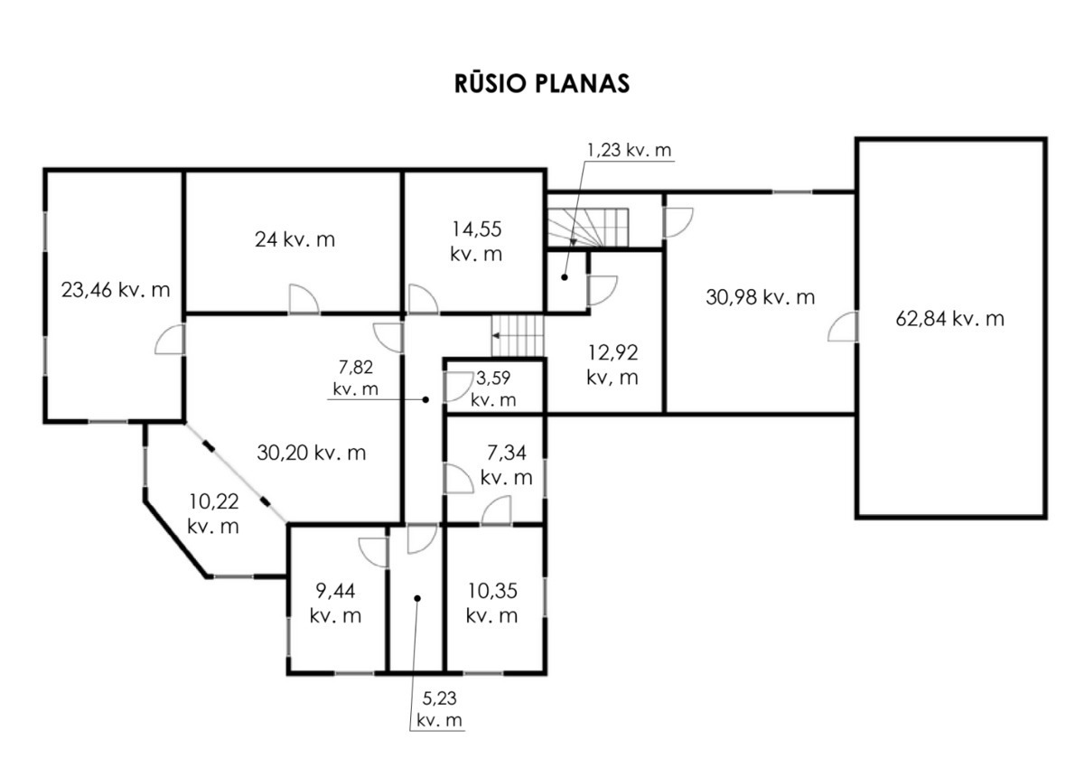 Parduodamas namas G. Žagunio g., Trakų m., Trakų r. sav., 772 m2 ploto, 2 aukštai 31