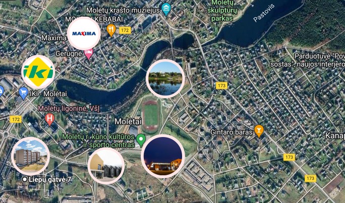 Parduodamas butas Liepų g., Molėtų m., Molėtų r. sav., 49.90 m² ploto 2 kambariai 16