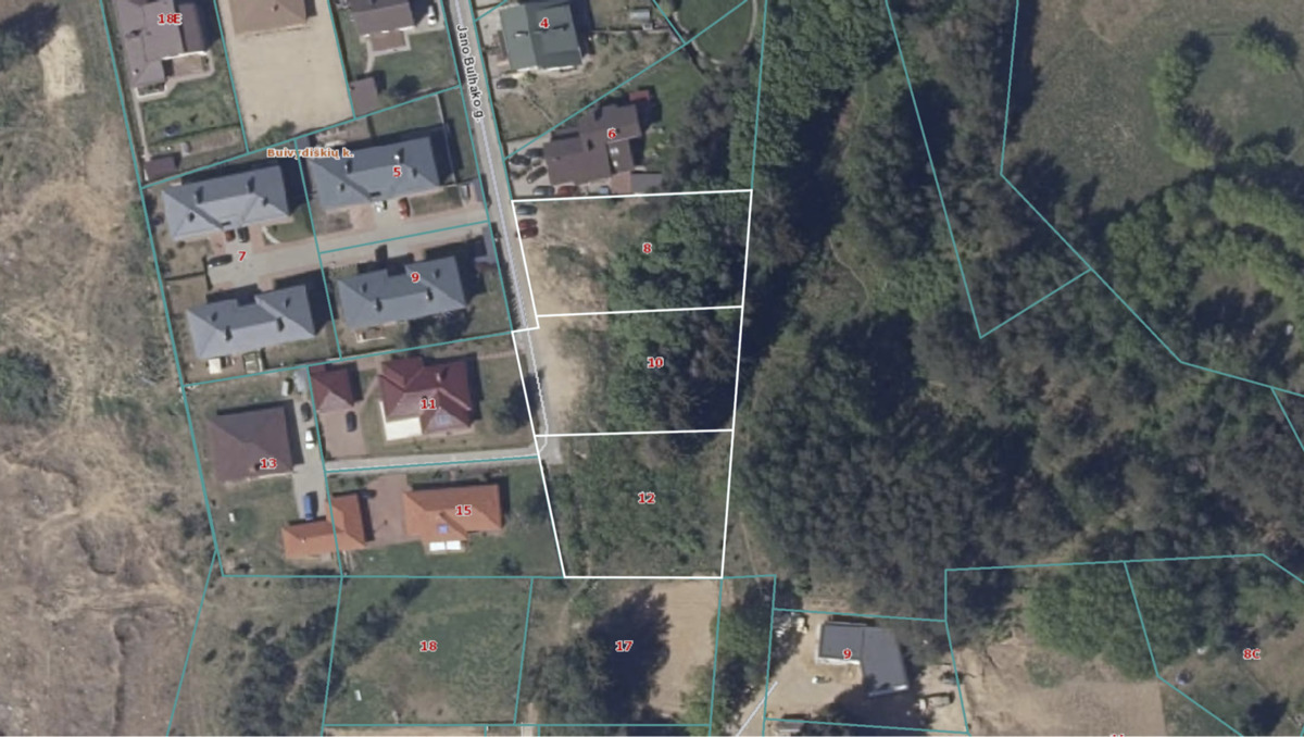 Parduodamas namų valdos paskirties sklypas Jano Bulhako g., Buivydiškių k., Vilniaus r. sav., 13.71 a ploto 7