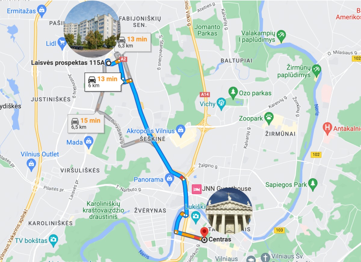 Parduodamas butas Laisvės pr., Pašilaičiai, Vilniaus m., Vilniaus m. sav., 108.25 m² ploto 4 kambariai 19