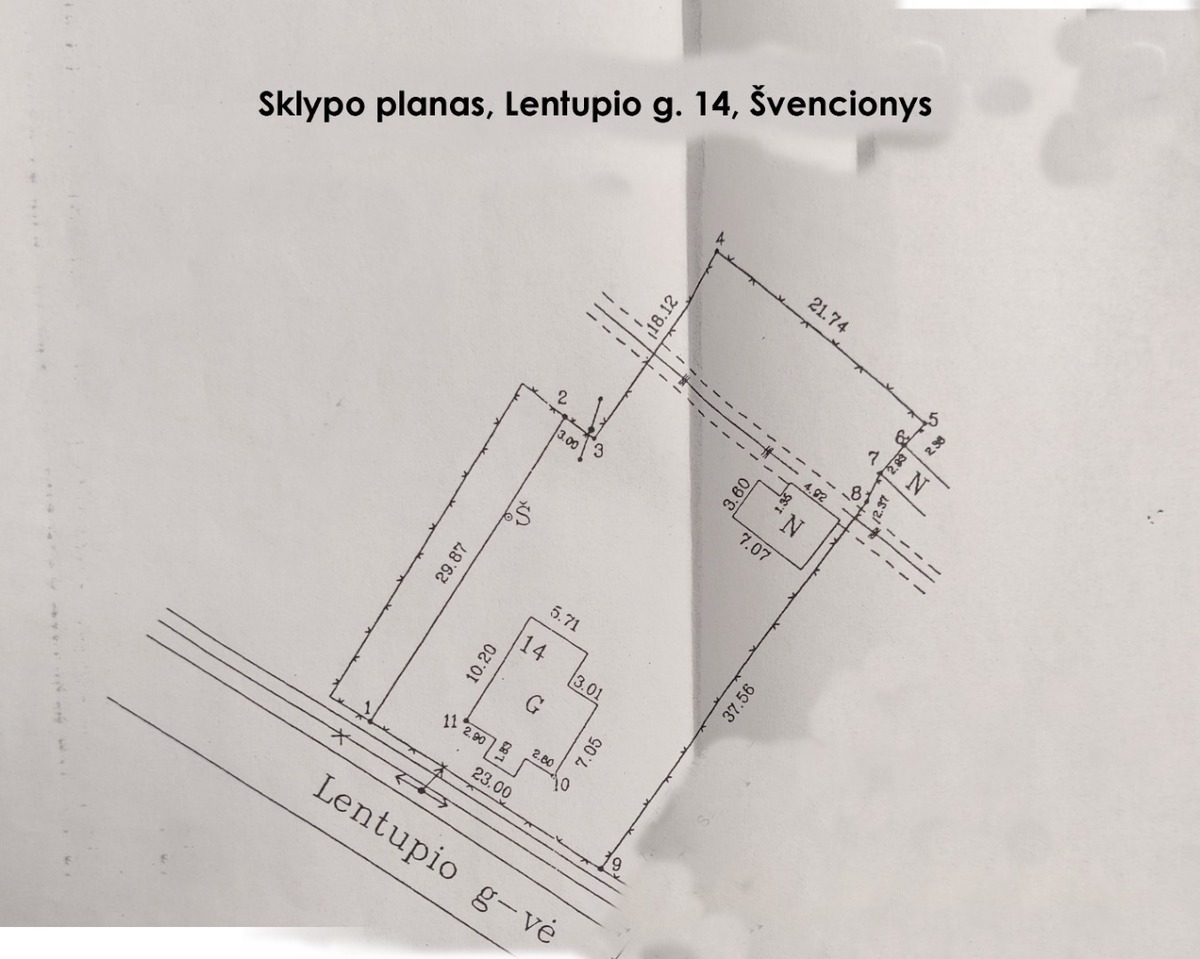 Parduodamas namas Lentupio g., Švenčionių m., Švenčionių r. sav., 72.68 m2 ploto, 1 aukštai 19